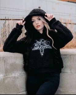 BLACKCRAFT BCC Goat [Black] | SHERPA HOODIE* -Restyle Sales Shop 182839004 217647933126052 7275550749019905413 n 700x700