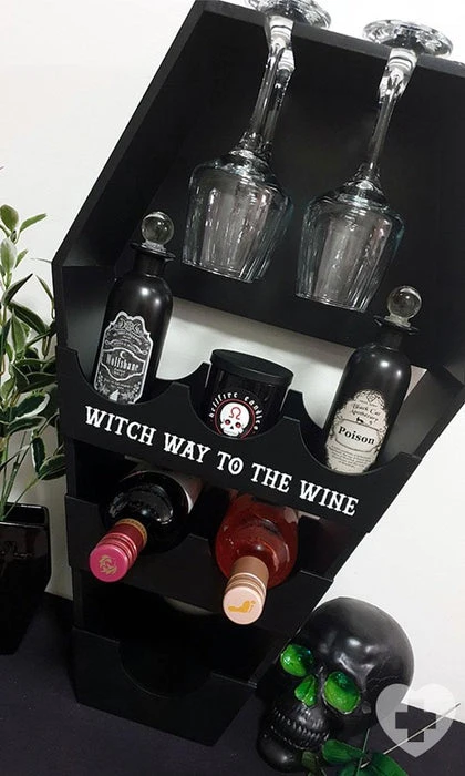 GOTHIC GIFTS Coffin | WINE SHELF 5 GOTHIC GIFTS Coffin | WINE SHELF - Image 3