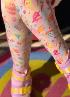 6%DOKIDOKI Yummy Yummy In My Tummy [Pastel] | TIGHTS**