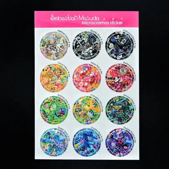 6%DOKIDOKI Colorful Rebellion Micro Cosmos | STICKER SHEET 4 6%DOKIDOKI Colorful Rebellion Micro Cosmos | STICKER SHEET - Image 2
