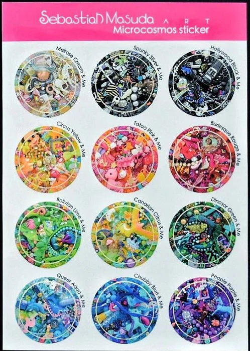 6%DOKIDOKI Colorful Rebellion Micro Cosmos | STICKER SHEET 3 6%DOKIDOKI Colorful Rebellion Micro Cosmos | STICKER SHEET