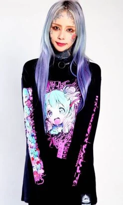 INVASION CLUB Decomposition [Black] | LONG SLEEVE TEE