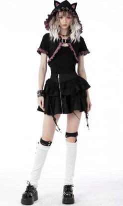 DARK IN LOVE Mesmerise | CROPPED HOODIE -Restyle Sales Shop BW105 10 8f445ac7 0e40 4d8a a3b8 c4e882df80d7 700x700