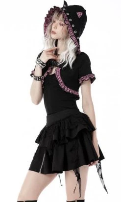 DARK IN LOVE Mesmerise | CROPPED HOODIE -Restyle Sales Shop BW105 11 87fe57c1 dcb4 4045 9c16 f71395e5d2d8 700x700