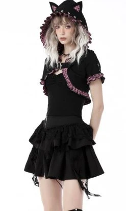 DARK IN LOVE Mesmerise | CROPPED HOODIE -Restyle Sales Shop BW105 5 d86c7783 e83a 41aa 9962 80d1e37aa9a1 700x700