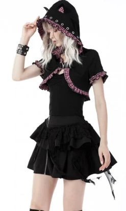 DARK IN LOVE Mesmerise | CROPPED HOODIE -Restyle Sales Shop BW105 8 99c7dd5f dccd 4639 a49c 793000255b9b 700x700