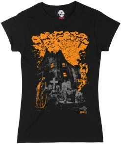 BESERK CLOTHING Graveyard Creeper | FITTED T-SHIRT* -Restyle Sales Shop Beserk Graveyard Creeper Ladies Fitted Shirt 03 700x700