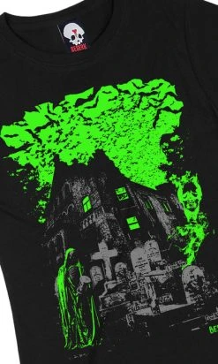 BESERK CLOTHING Graveyard Creeper [Green] | FITTED T-SHIRT