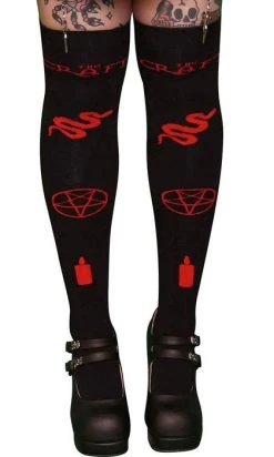 BESERK X THE CRAFT The Craft Symbols | KNEE HIGH SOCKS* -Restyle Sales Shop Beserk The Craft Symbols Knee High Socks 01 faf85b91 cc39 45f6 89c7 9ba24d85af8e 700x700