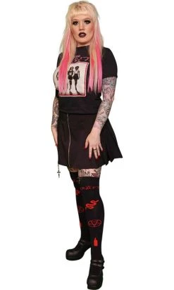 BESERK X THE CRAFT The Craft Symbols | KNEE HIGH SOCKS* -Restyle Sales Shop Beserk The Craft Symbols Knee High Socks 02 c2e03fd4 412c 42f9 b4e3 67126bfd46da 700x700
