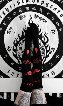 BESERK X THE CRAFT The Craft Symbols | KNEE HIGH SOCKS*