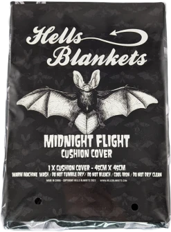 HELLS BLANKETS Midnight Flight | CUSHION COVER -Restyle Sales Shop CUSHIONCOVER1 700x700
