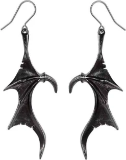 ALCHEMY GOTHIC Wings Of Midnight | EARRINGS