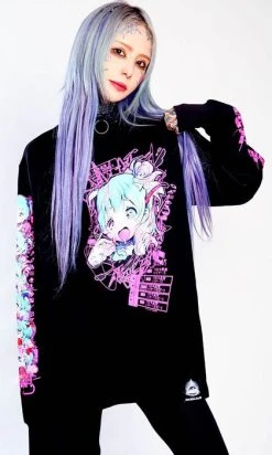 INVASION CLUB Decomposition [Black] | LONG SLEEVE TEE -Restyle Sales Shop E4FC8D31 C7CC 45EC AF02 08C622442F78 e52abc12 57c8 40e9 b302 79d1ce9b8bcc 700x700