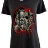 DARKSIDE CLOTHING Faces Of Horror | FITTED T-SHIRT