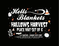 HELLS BLANKETS Hallows Harvest | PLACEMAT SET -Restyle Sales Shop HallowsHarvestBox 2135d371 a119 4b73 9ecc fecebe1255b7 700x700