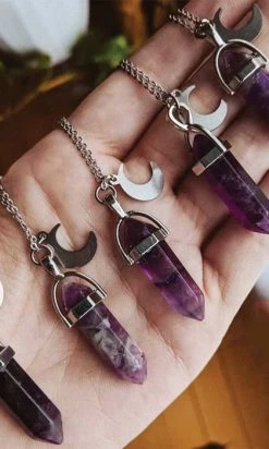 Restyle Sales Shop -Restyle Sales Shop Hellbound Amethyst Moon Necklace 03 b8230eb4 dc3d 4a9e bc0f fa717c6c5a56 700x700