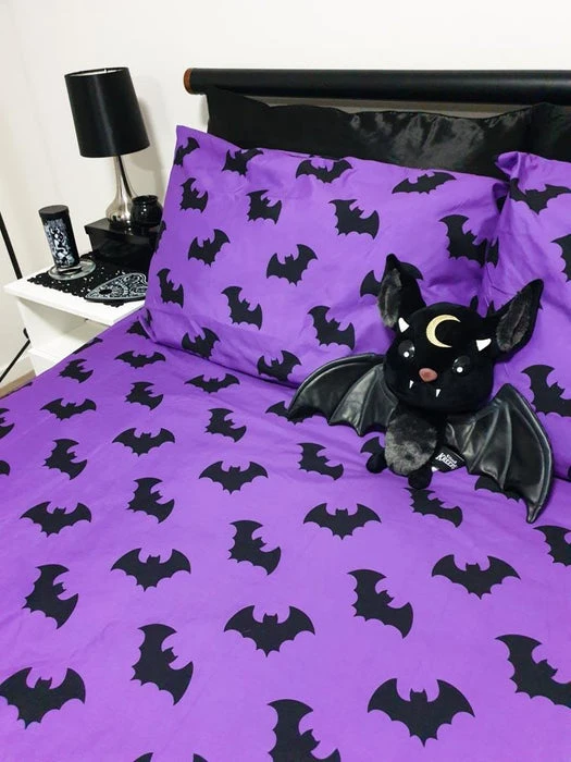 HELLS BLANKETS Twilight Bats | KING QUILT SET* 6 HELLS BLANKETS Twilight Bats | KING QUILT SET* - Image 4