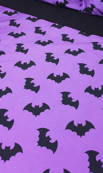 HELLS BLANKETS Twilight Bats | KING QUILT SET* 4 HELLS BLANKETS Twilight Bats | KING QUILT SET* - Image 2