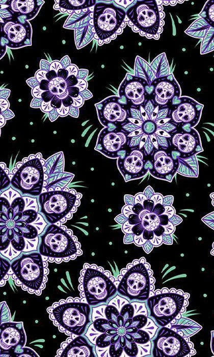 HELLS BLANKETS Skull Mandala | KING QUILT SET 6 HELLS BLANKETS Skull Mandala | KING QUILT SET - Image 4