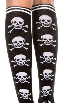 MUSIC LEGS Skull Crossbones | KNEE HIGH SOCKS -Restyle Sales Shop acrylic skull print knee high socks 1 Copy 5dd0a95a 7fd8 4194 b42b cebf80e9e677 700x700