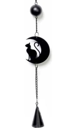 ALCHEMY GOTHIC Black Cat And Moon | HANGING DECORATION -Restyle Sales Shop alchemy gothic black cat and moon hanging decoration 3 0d2baaaf 7c88 491a 81b4 ca6cc80f12bf 700x700