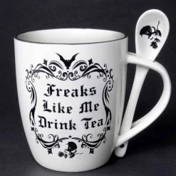 ALCHEMY GOTHIC Freaks Like Me Drink Tea | MUG AND SPOON SET 8 ALCHEMY GOTHIC Freaks Like Me Drink Tea | MUG AND SPOON SET -Restyle Sales Shop alchemy gothic freaks like me drink tea mug and spoon set 1 5b2c0e92 461c 41b4 9f3e beec4f97461a 700x700