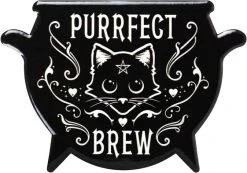 ALCHEMY GOTHIC Purrfect Brew | CAULDRON COASTER*