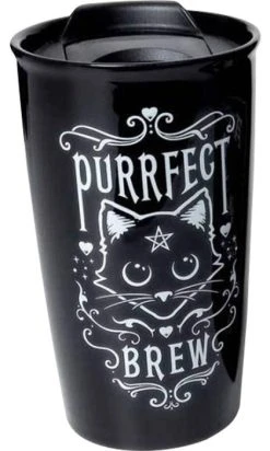 ALCHEMY GOTHIC Purrfect Brew Double Walled | MUG