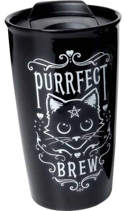 ALCHEMY GOTHIC Purrfect Brew Double Walled | MUG 3 ALCHEMY GOTHIC Purrfect Brew Double Walled | MUG