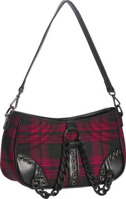 BANNED ALTERNATIVE Earthworm [Red] | CHAIN HANDBAG*