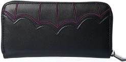 BANNED ALTERNATIVE Salem Bat [Purple/Black] | WALLET -Restyle Sales Shop banned apparel salem bat purple black wallet 3 700x700