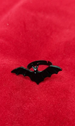 HELLBOUND Bat [Black] | ADJUSTABLE RING -Restyle Sales Shop batringonred2 b9d0bae5 0730 428c bcdc 767627be112e 700x700