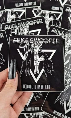 BESERK CLOTHING Alice Swooper | STONEDEAF CHARITY STICKER