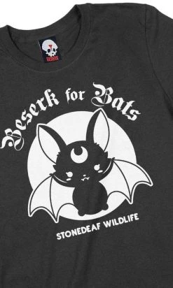BESERK CLOTHING Beserk For Bats | STONEDEAF CHARITY T-SHIRT