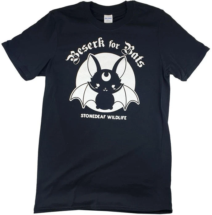 BESERK CLOTHING Beserk For Bats | STONEDEAF CHARITY T-SHIRT 8 BESERK CLOTHING Beserk For Bats | STONEDEAF CHARITY T-SHIRT - Image 6