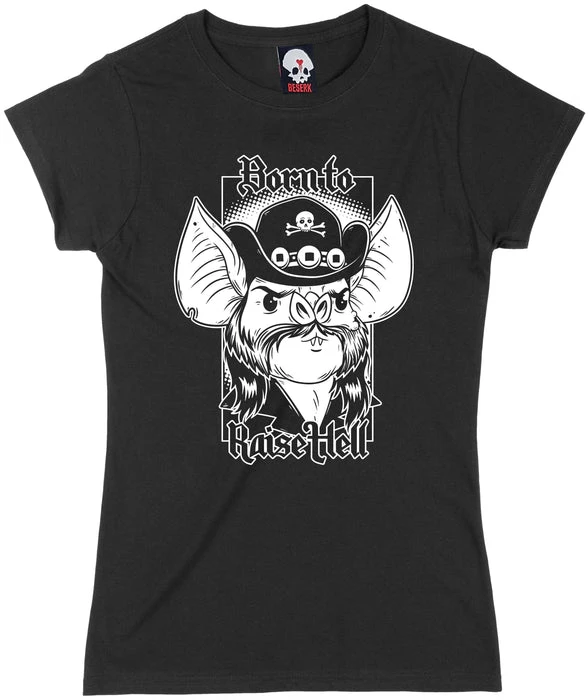 BESERK CLOTHING Born To Raise Hell | STONEDEAF CHARITY FITTED T-SHIRT 4 BESERK CLOTHING Born To Raise Hell | STONEDEAF CHARITY FITTED T-SHIRT - Image 2