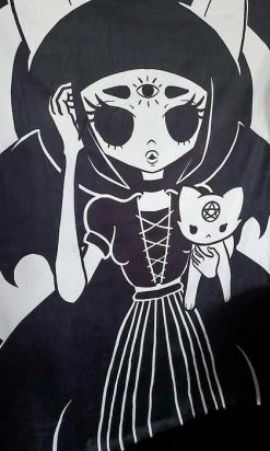 BESERK CRYPT Cat Magick | TAPESTRY BLANKET -Restyle Sales Shop beserk crypt fanged familiar printed tapestry 04 6bdf5584 4906 4823 8bf4 6e630c76c793 700x700