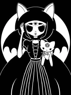 BESERK CRYPT Cat Magick | TAPESTRY BLANKET -Restyle Sales Shop beserk crypt fanged familiar printed tapestry 05 ab3c6417 c377 426b 9c33 55de1a707651 700x700