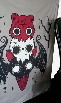 BESERK CRYPT I Scream Parlour | TAPESTRY BLANKET*