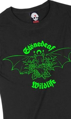 BESERK CLOTHING Fruit Friends [Green] | STONEDEAF CHARITY FITTED T-SHIRT