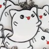 BESERK CLOTHING Spooky Kitty [Glitter] | KEYCHAIN