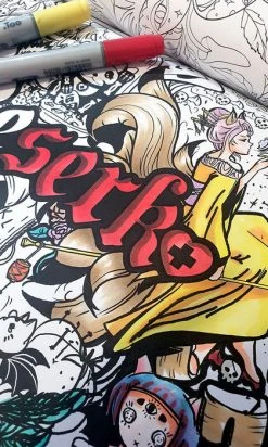 BESERK CLOTHING Beserk [Volume #1] | COLOURING BOOK -Restyle Sales Shop beserk volume 1 colouring book kendal 01 7fe29322 cd3e 4cc5 b92d cac48ef679b7 700x700