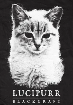 BLACKCRAFT Lucipurr | T-SHIRT -Restyle Sales Shop blackcraft lucipurr t shirt 3 700x700