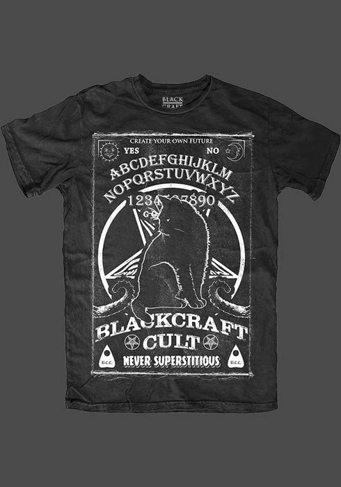 BLACKCRAFT Ouija Cat | T-SHIRT 4 BLACKCRAFT Ouija Cat | T-SHIRT - Image 2