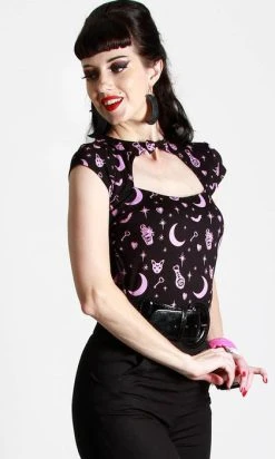 BONSAI KITTEN Black Magic | PEEPHOLE TOP* 10 BONSAI KITTEN Black Magic | PEEPHOLE TOP* -Restyle Sales Shop bonsai kitten black magic peephole short sleeves top 2 a9ad85bd 203d 41e0 8aa8 4b76d5c6f49d 700x700