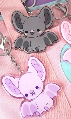 BRIGHT BAT DESIGNS Bright Bat | CHARM KEYCHAINS