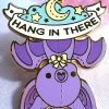 BRIGHT BAT DESIGNS Hang In There Bat | ENAMEL PIN