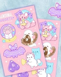 BRIGHT BAT DESIGNS Paranormal Nuggets [Pastel] | STICKER SHEETS -Restyle Sales Shop bright bat designs paranormal nuggets pastel sticker sheets 4 ba7f6049 6874 45ca a63b b2120370c897 700x700