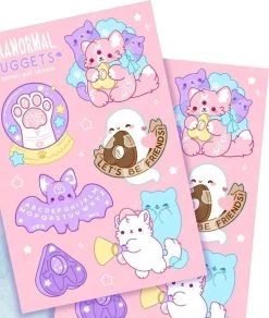 BRIGHT BAT DESIGNS Paranormal Nuggets [Pastel] | STICKER SHEETS -Restyle Sales Shop bright bat designs paranormal nuggets pastel sticker sheets 5 a76a96e2 f5f0 40f8 bce3 84f5c47c8578 700x700